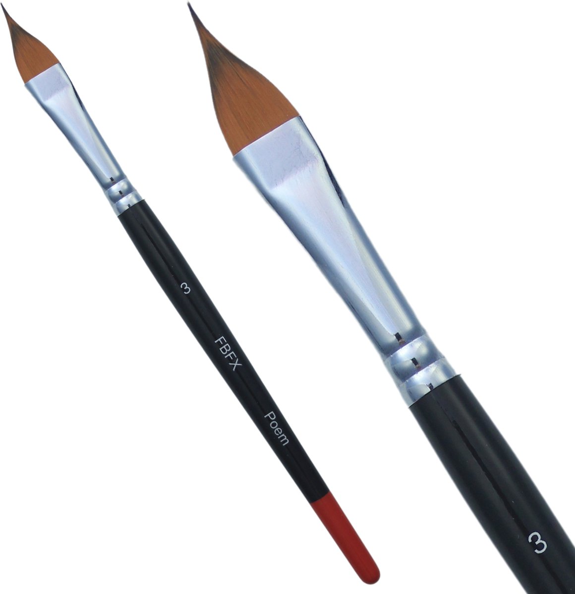   Schmink Penseel Poem 3 | Plat Bloemen Penseel | Flora